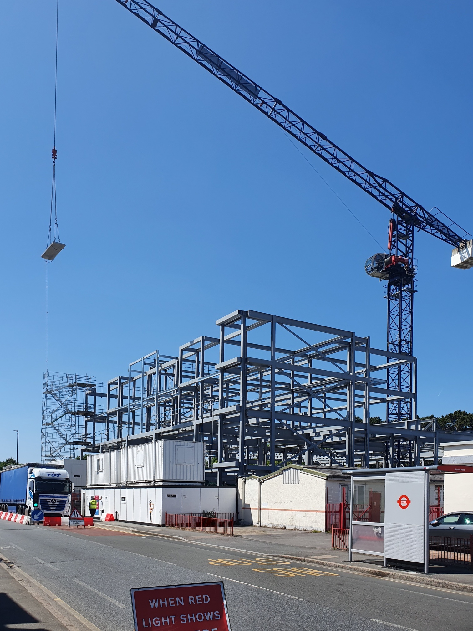 Dundonald Church structural frame completes