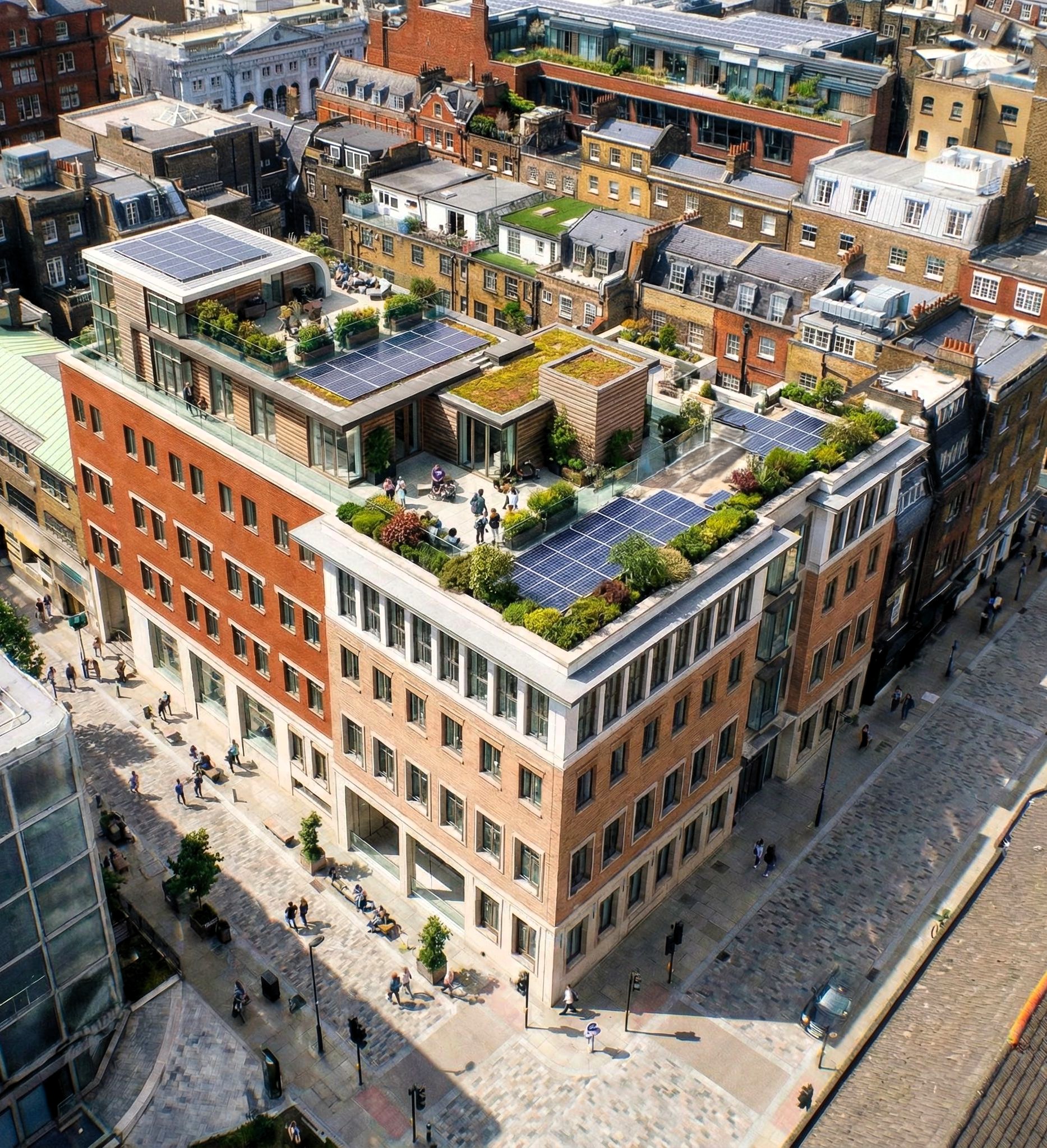 Penthouse roof extension