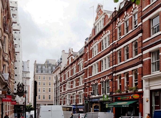 View down Southampton Street